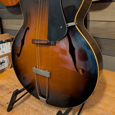 1951 Gibson TG-50 Tenor Archtop Acoustic Guitar Sunburst NO Repairs W/Case image 3