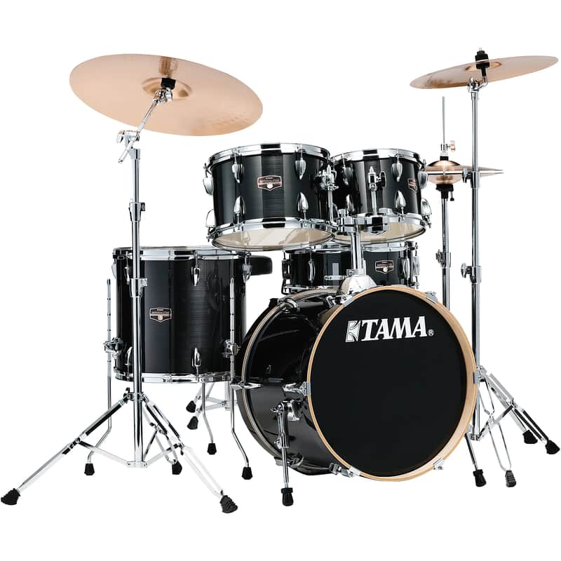 Tama IE58H6W Imperialstar 10 / 12 / 14 / 18 / 5x14" 5pc Drum Set with Meinl Hardware image 1