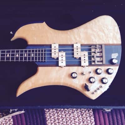 BC Rich  CUSTOM SHOP Mockingbird 1980 Blue LEFT HANDED LEFTY image 8