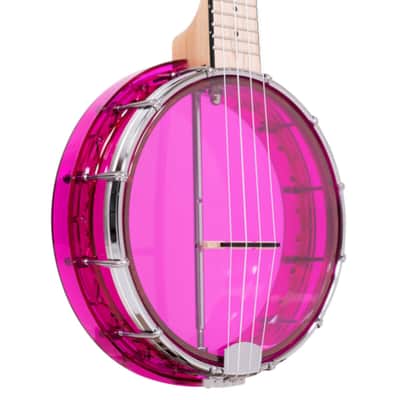 Gold Tone LG-A Little Gem Amethyst Banjo-Ukulele w/Bag image 2