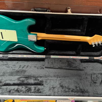 Fender American Deluxe Stratocaster 1998 - Teal image 2