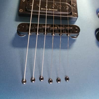 Schecter C-1 Special Diamond Series Satin Metallic Blue W/Gig bag image 12