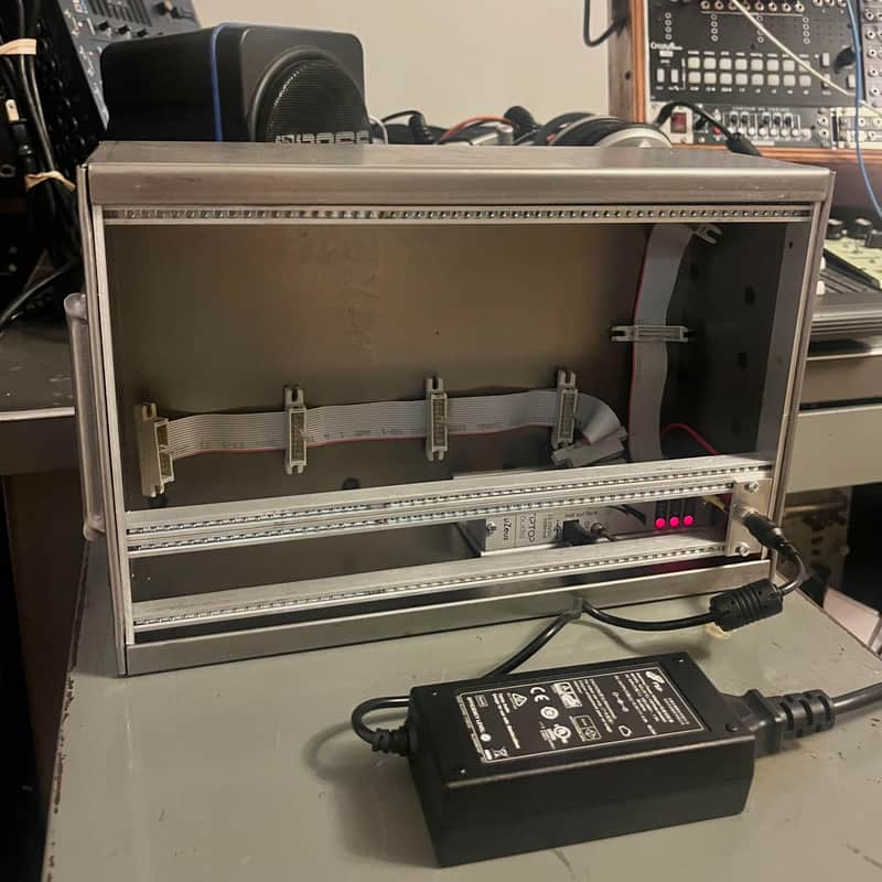 4U 57HP Eurorack Modular Steel Skiff Case Powered Palette image 1