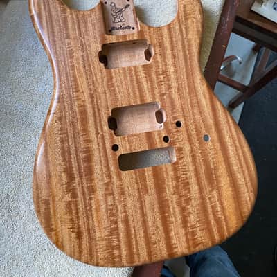 Warmoth Super Strat body Charvel Style mahogany image 1