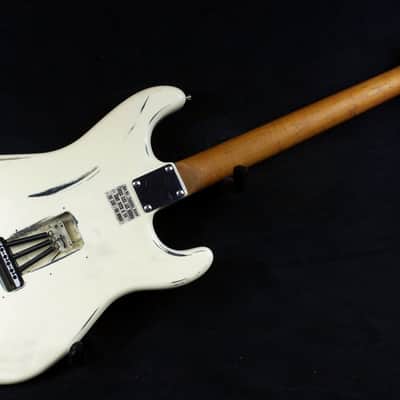 Custom Painted and Upgraded Fender Squier Standard (LH) Strat - Aged and Relic'ed With Graphics image 16