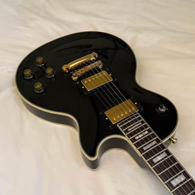 Vintage 2005 Epiphone (Gibson) Les Paul Custom - Ebony (Black Beauty) - Made in Korea (MIK) - Free Pro Setup image 3