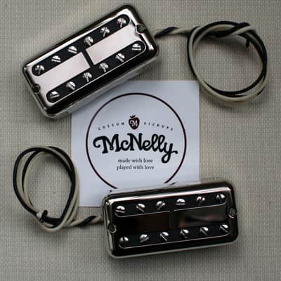 McNelly Pickups SparkleTron Humbucker set - nickel image 1