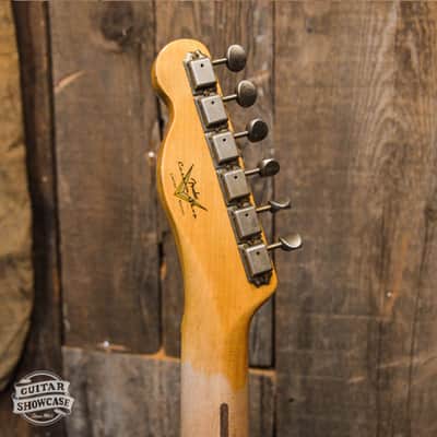 Fender Custom Shop Limited Edition Reverse '50s Telecaster Relic - Aged Cimarron Red image 4