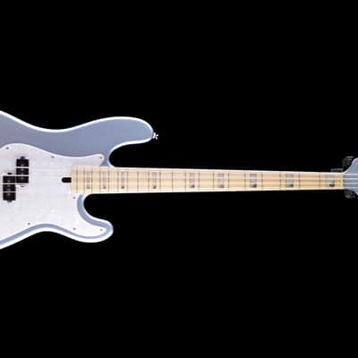 Lakland Skyline Series 44-64 (Custom PJ), 1.5" Neck - Ice Blue, Maple Fingerboard image 2