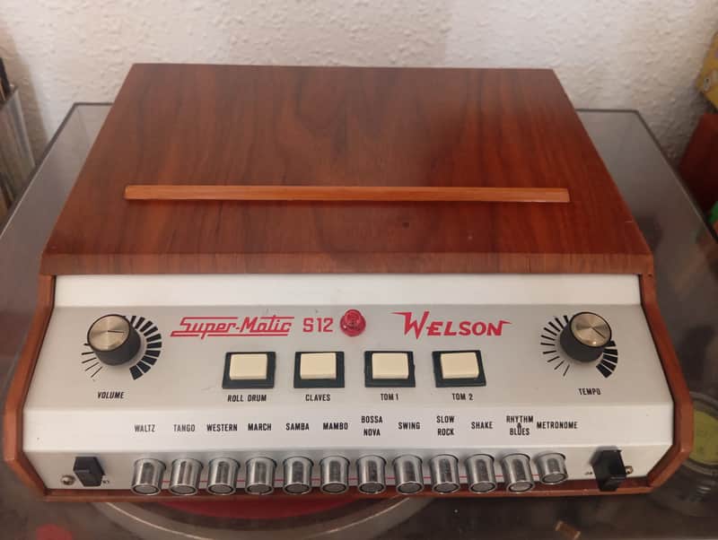Welson Super-Matic S12 Vintage Analog Rhythm Machine Drum Box (Italy, 1970s) image 1