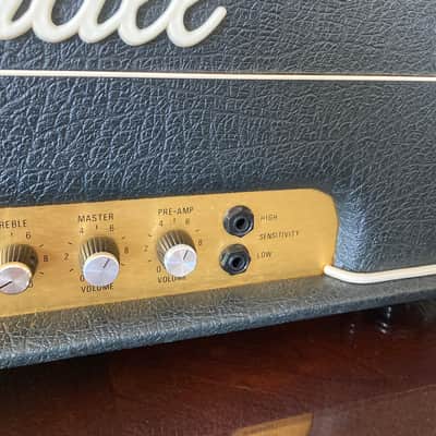 1979 Marshall JMP 2203 Mk2 Master Model Lead 100-Watt Guitar Amp Head 1975 - 1981 - Black image 5