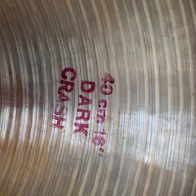 Istanbul Agop 16” dark crash 1990’s 2 signature image 11