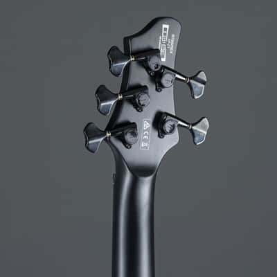Ibanez Iron Label BTB625EX-BKF Black Flat - 5-String Electric Bass image 5