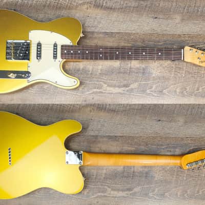 MyDream Partcaster Custom Built - Gold Nashville Quarter Pound Freeway image 1