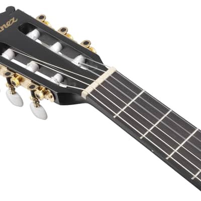 Ibanez GA5MHTCE-WK GA Classical Guitar 6-String - Weathered Black Open Pore image 8