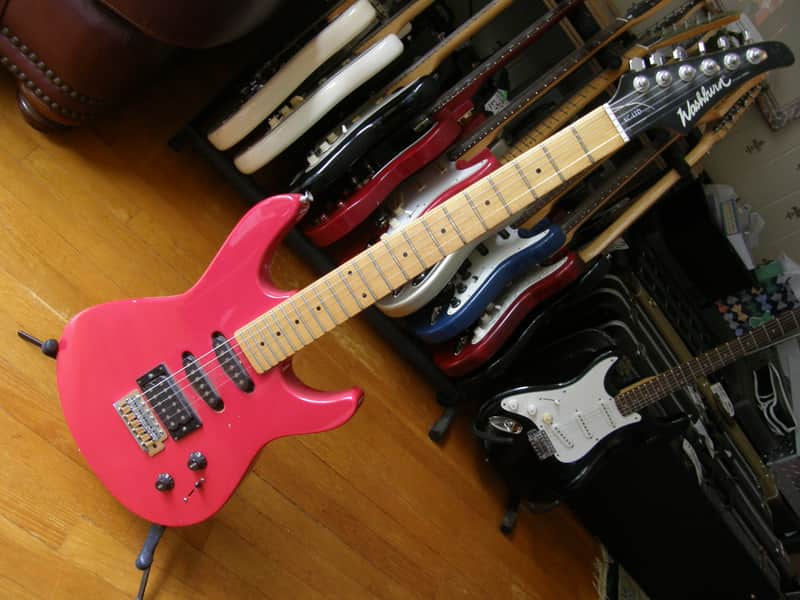 Washburn KC LTD SSH Strat tremolo Maple neck, good condition, rare Red image 1