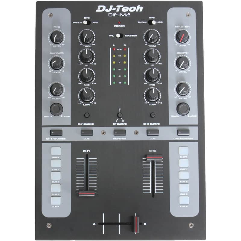 Dj Tech Dif M2 Mixer Scratch Per Dj 2 Canali image 1