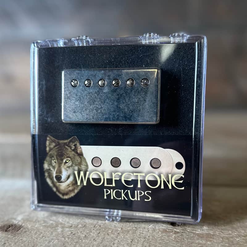 Wolfetone T-Top Humbucker (4 Conductor) - Black Bobbin Aged Nickel Cover image 1