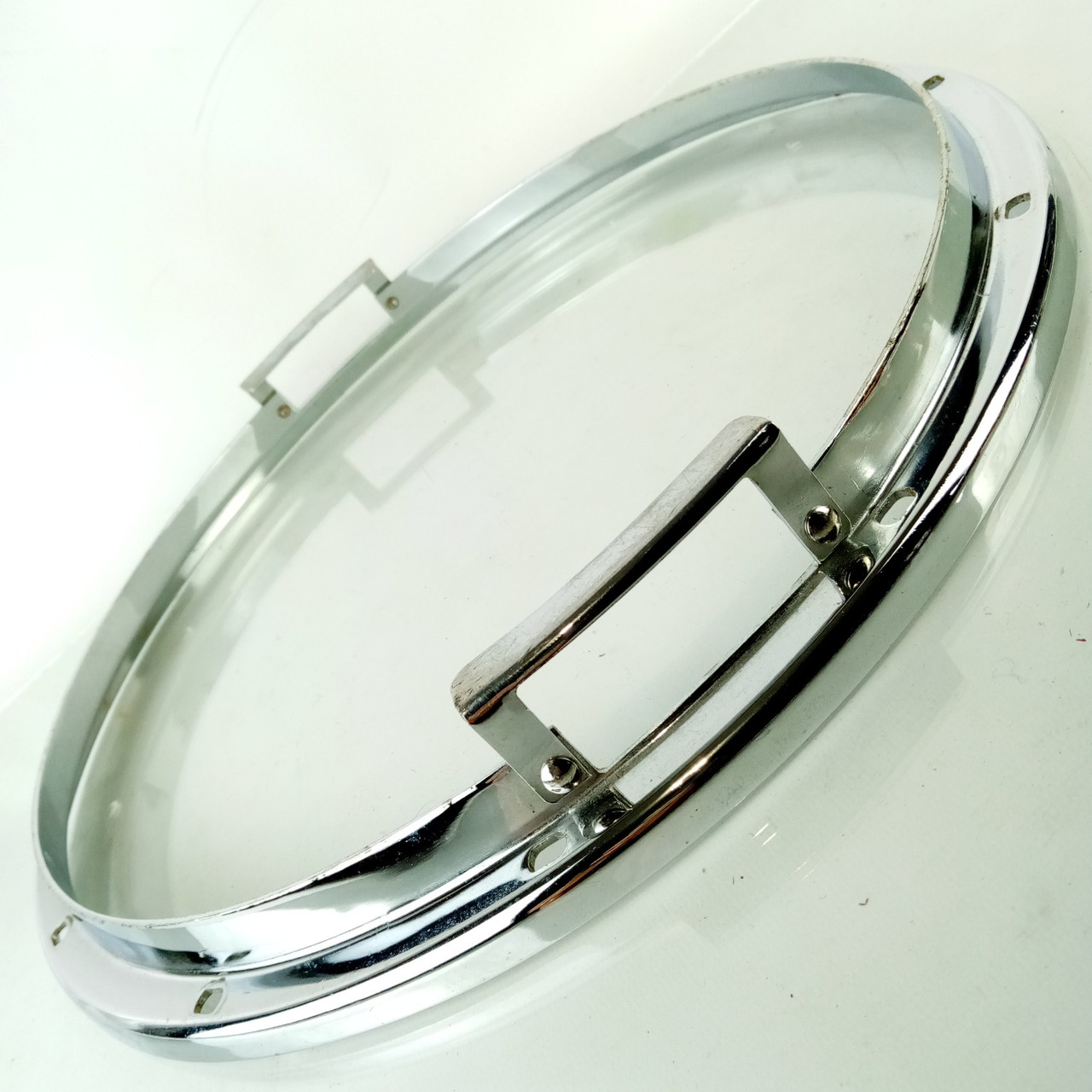 Yamaha 14" 12Lug 2lb 5oz Die-Cast Zinc Snare Drum Resonant Rim/Hoop Marching 80s — main photograph