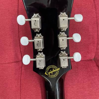 Epiphone Ltd. Ed. 1963 J-45 Reissue - Ebony w/ Aged Binding, Rosette & Logo Inlay image 13