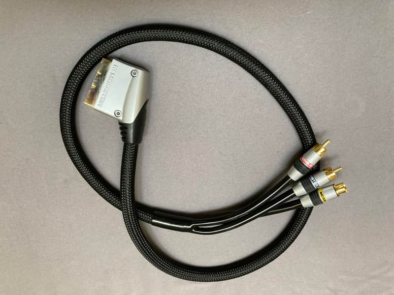 ✅Liaison MONSTER CABLE Peritel/Scart - S Vidéo + RCA longueur 1M Etat neuf image 1