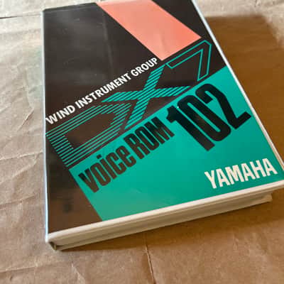 Yamaha DX7 Data ROM Cartridge Wind Instrument Group Vrc-102 Excellent Condition in box with Users Manual booklet image 7