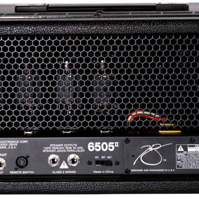 Peavey 6505 II Electric Guitar Tube Head, 120W, Black image 3