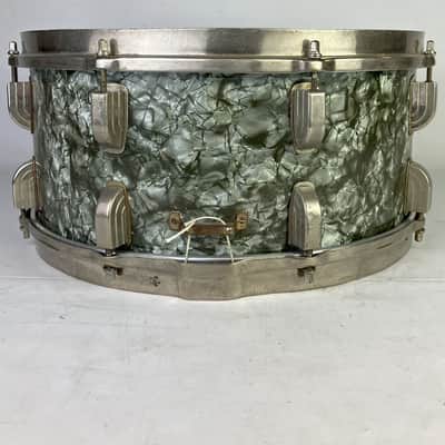 Leedy 6.5x14"Broadway Standard Snare Drum Black Diamond Pearl Vintage30s BDP 3py image 8
