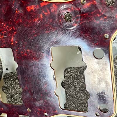 1965 1966 Fender Jazzmaster guitar pickguard w/shield tortoise image 3