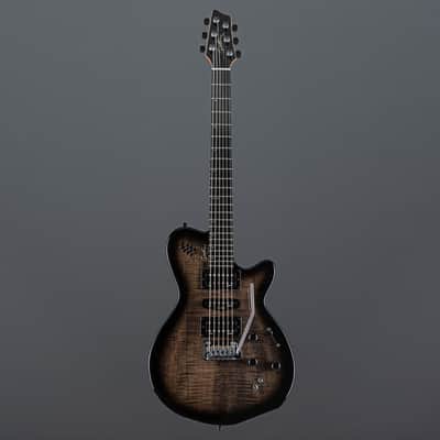 Godin xtSA Trans Black Flame - Single Cut Electric Guitar image 2