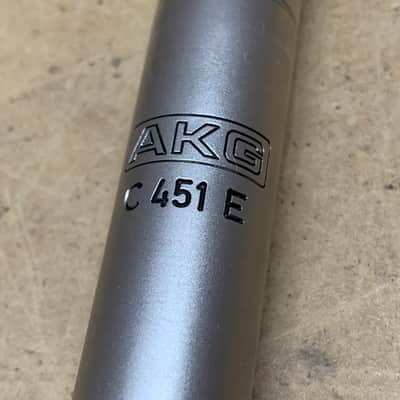 AKG C451E MICROPHONE W/CK1 CAPSULE/ SILVER- VINTAGE! MINTY! MAKE OFFER! image 6