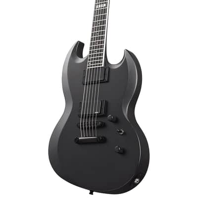 ESP E-II Viper Baritone Charcoal Metallic Satin image 3