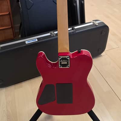 Jackson Custom Shop Telecaster 1987 Ferrari Red HSS Made in USA Vintage American San Dimas pre-Fender 80s Guitar KAHLER KILLER Floyd Rose image 21
