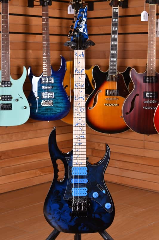 Ibanez JEM77P-BFP Steve Vai Blue Floral Pattern | Reverb