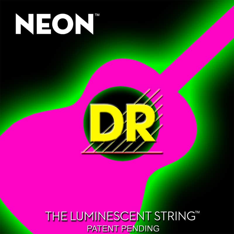 DR NPA-11 Hi-Def Neon Acoustic Guitar Strings - Medium Light (11-50) image 1