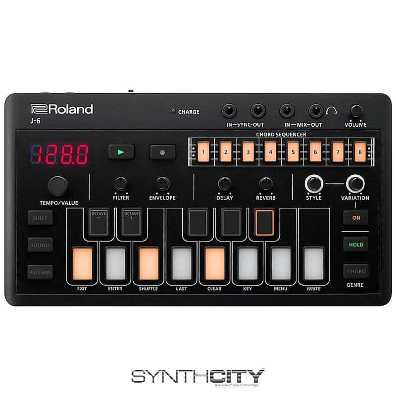 NEW Roland J-6 AIRA Compact Chord Synthesizer - Black, Create Awesome Chord Progressions! Ships Fast! image 1