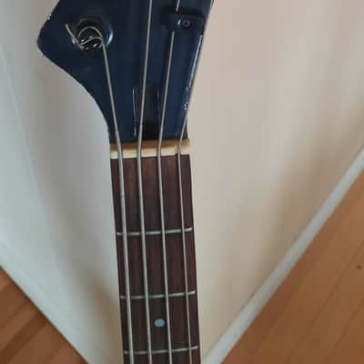 Lado 'The Hawk' 1980s Aged Olympic White Bass Guitar image 4
