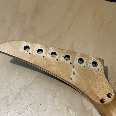 1980's Kramer USA American R2 Bound Pointy Guitar Neck Floyd Ready 22 Fret Inlay @ 12th Fret image 11
