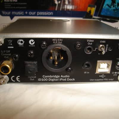 Cambridge Audio iD100 Audiophile iPod Dock (for old style iPod, iPad, IPhone) image 3