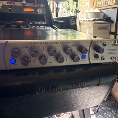 *Modified PreSonus Eureka Channel Strip 2010s - Silver w Burr Brown O Amps & Custom VU Meter Blue LED Backlight image 3