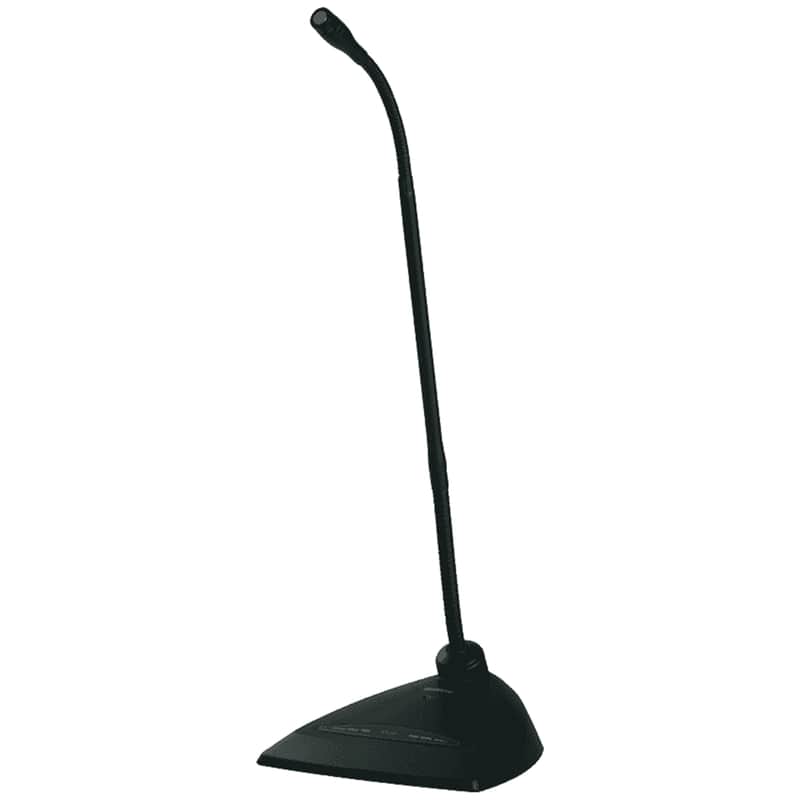 Shure MX412D/C 12" Microflex Cardioid Gooseneck Condenser Mic w/ Desktop Base, 10' Cable image 1