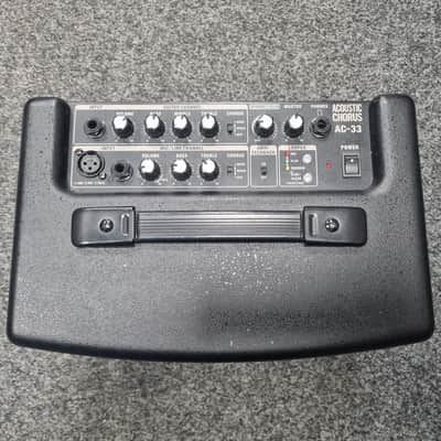 Roland AC-33 Acoustic Chorus 2-Channel 30-Watt 2x5" Acoustic Guitar Combo 2010 - Present - Black image 2