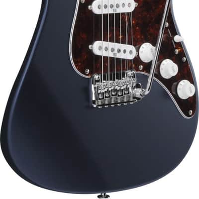 Ibanez 1B-AZ2203NTDB Prestige AZN Electric Guitar 6-String - Dark Tide Blue Flat + Case – B-Stock image 20