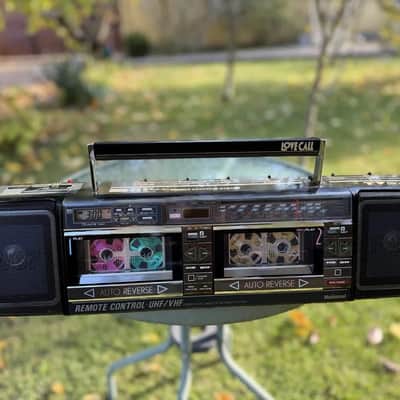 National RX-FW67 Rare Vintage Boombox Getto blaster Warranty Cassette Serviced image 9
