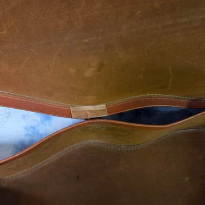 Vintage RARE 1950's Gibson Geib Tan Brown J45 J50 Soft Shell Guitar Case image 11