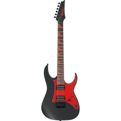 Ibanez GRG131DXBKF GIO RG Guitar - Black Flat image 1
