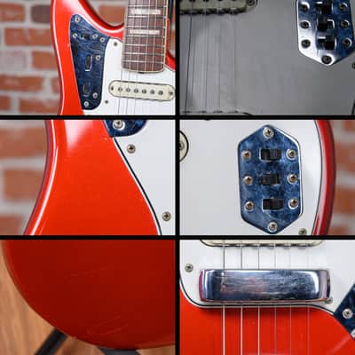 Fender Jaguar Candy Apple Red Custom Color 1966 w/OHSC image 15