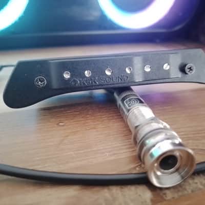 K&K Sound Double Helix Solo Soundhole Acoustic Guitar Pickup 2010s - Black image 1