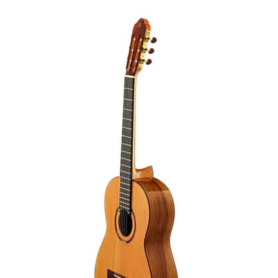 Ortega M7CS Custom Master Selection Series Solid Canadian Red Western Cedar Top Mahogany Neck 4/4 Size Nylon 6-String Classical Acoustic Guitar w/Deluxe Hard Case image 3