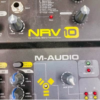 M Audio NRV 10 Digital/Analog Mixer  Black image 4